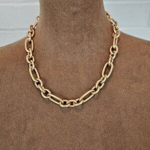 ZARA Goldtone Link Chain Neckace 18"